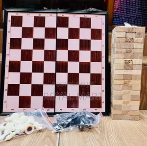Chess and Jenga Game for 200 | Intelligence Development 2-Player Combo