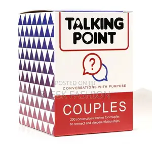 Talking Point Cards for Couples - 200 Conversation Starters