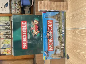 Monopoly, Scrabble and Jenga Game Bundle | Triple the Fun for Ultimate Game Nights