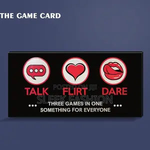 Talk Flirt Dare Card Game - Fun for Couples & Groups