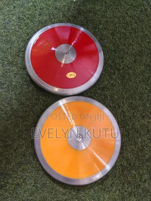 Red and Orange Pair of Discus