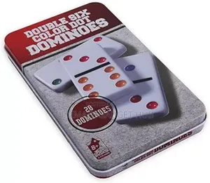 Double Six Colour Dots Dominoes - Bright Colored Learning