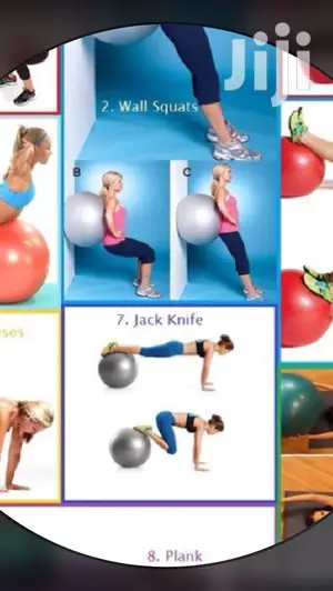 Yoga Exercise Ball With Mini Pump