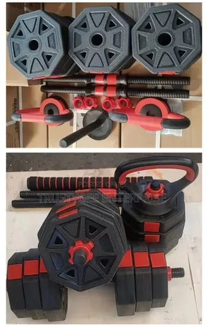 Adjustable Octagonal Dumbbells With Kettlebell