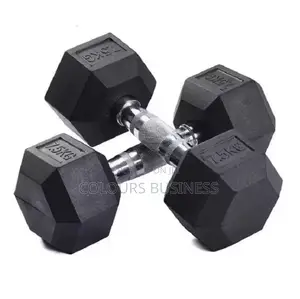 Hex Dumbbell 7.5kg(Pair) – Cast Iron / Rubber Hex Dumbbell
