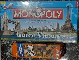 Monopoly + Jenga Game Combo | Classic Strategy & Steady-Hand Fun Duo