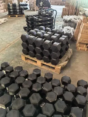 Hex Dumbbells – Cast Iron / Rubber Hex Dumbbell Set