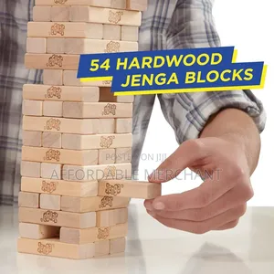 Jenga Game Made Of Quality Wood | The Original Wood Block Stacking Game Families Have Loved for Generations