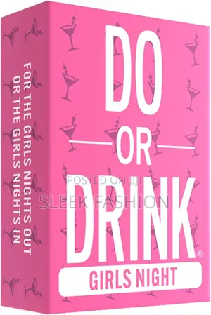 Do or Drink Game Card (Girls Night Edition) - Fun Party Game