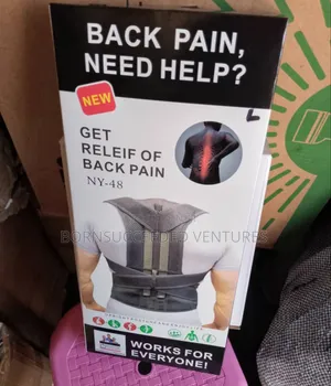 Back Pain Relief – Self-Heating Lumbar Back Brace & Posture Corrector