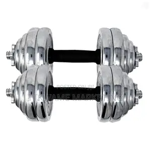 Dumbbell 25kg – Cast Iron / Rubber Hex Dumbbell