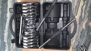 30Kg Dumbbell/Barbell – Cast Iron / Rubber Hex Dumbbell