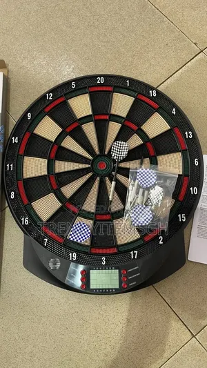 Electronic Dartboard Game | 15" Electronic Dart Board with 6 Safety Darts and Replacement Tips