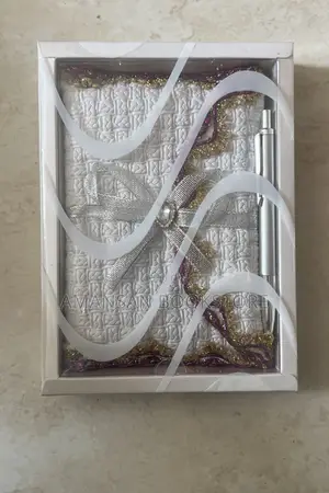 Engagement and Wedding Bible (Pink and Gold Design) | Beautiful Bridal Bible with Pen