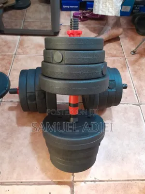 30kg Dumbbell – Cast Iron / Rubber Hex Dumbbell Set