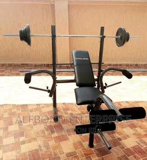 Konlega Bench Press With 40kg Weight and Bar