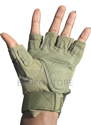 Pressure-Block Leather Gloves for Lifting