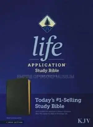KJV Life Application Study Bible Genuine (Third Edition) | Premium Black Genuine Leather Study Bible