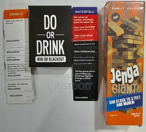 Jenga Do or Drink Game Pack | Stacking Challenge Meets Party Dares
