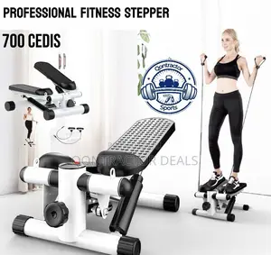 Qontractor Sports Professional Fitness Stepper With Rope