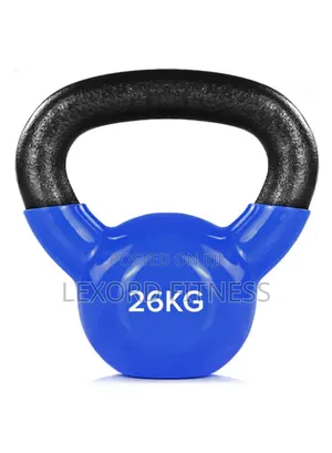 Kettlebell 26kg – Cast Iron / Rubber Hex Dumbbell Set