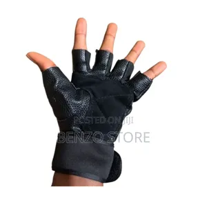 Original Leather Hand Gloves For Gym, Military And Riding