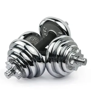 Adjustable Dumbbells 25kgx2 – Cast Iron / Rubber Hex Dumbbell