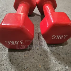 3kg Dumbbells Set – Cast Iron Hex Dumbbell Set