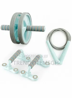 3 in 1 Multi-Functional Fitness Training Set With AB Power Wheel