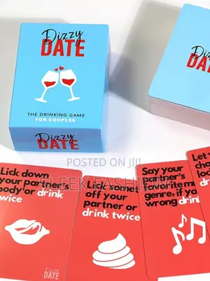 Dizzy Date Couple Drinking Card Game - Sip & Seduce