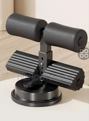 Adjustable Height Sit-up Assistant Device With Suction Cup