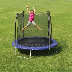 8 Ft Trampoline With Net And Ladder