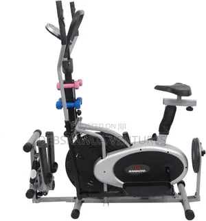 Cross Trainer With Stepper and Waist Twister