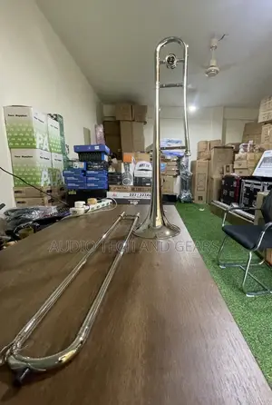 Yamaha Silver Trombone – Complete Brass Band Instrument Set – Trumpet, Trombone & More