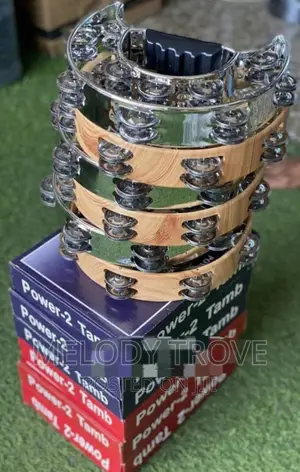 Power-2 Tambourines – Professional Hand Percussion Instrument Set