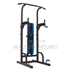 Home Gym Fitness Adjustable Pull Up and Workout With Bench
