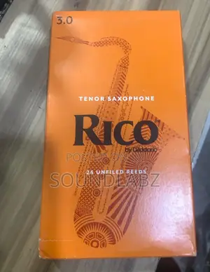 D'addario Rico Alto Sax Reeds,strength 3.0 | Lacquered Brass Body | Leather Pads | Mouthpiece Included