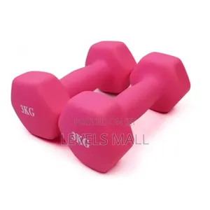 Dumbell Kg3 – Cast Iron / Rubber Hex Dumbbell