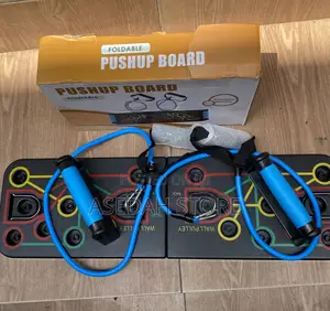 Push-Up Board With Resistance Bands