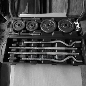 55 KG Dumbbells/Curling/ Barbell