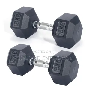 15kg X 2 Hex Dumbbells