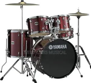 Yamaha Professional Red 5-Piece Drumset