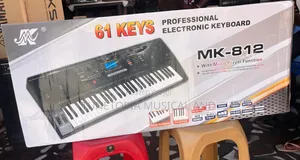 Meike Mk-812 Professional Electronic Keyboard | Touch-Sensitive Keys | Built-in Voices & Rhythms | Beginner to Pro
