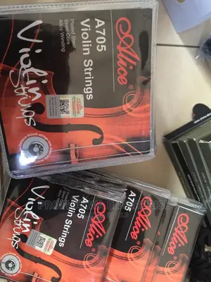 Alice A705 Violin String Set – Steel Core, Alloy-Wound for Improved Tone & Tuning Stability