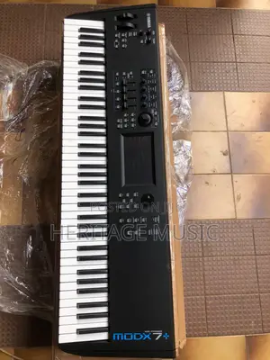 Yamaha MODX7+ 76-Key Synthesizer Workstation – FM-X & AWM2 Dual Engines, Semi-Weighted Keys
