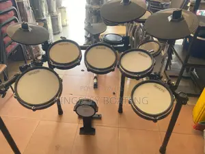 Electronic Drum Kit (USA Import) – Velocity-Sensitive Pads, Multiple Drum Kits for Home Practice & Stage