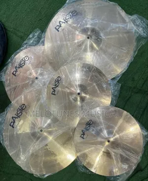 Paiste 4-Piece Professional Cymbal Set – Bronze Alloy, Full Set as Displayed with Hi-Hat & Ride