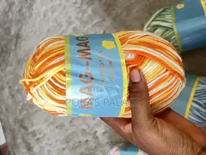 Multicoloured Crochet Yarn – Colourful Cotton Blend Yarn for Crochet & Knitting Projects