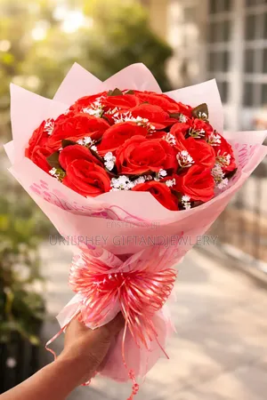 Artificial Rose Flower Bouquet – Premium Faux Roses in Multiple Colours for All Occasions