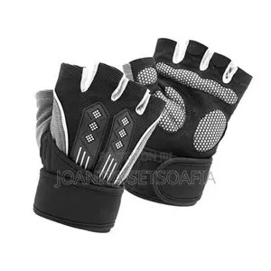 Gym Gloves (Unisex) – Leather Fingerless Gym & Weightlifting Gloves